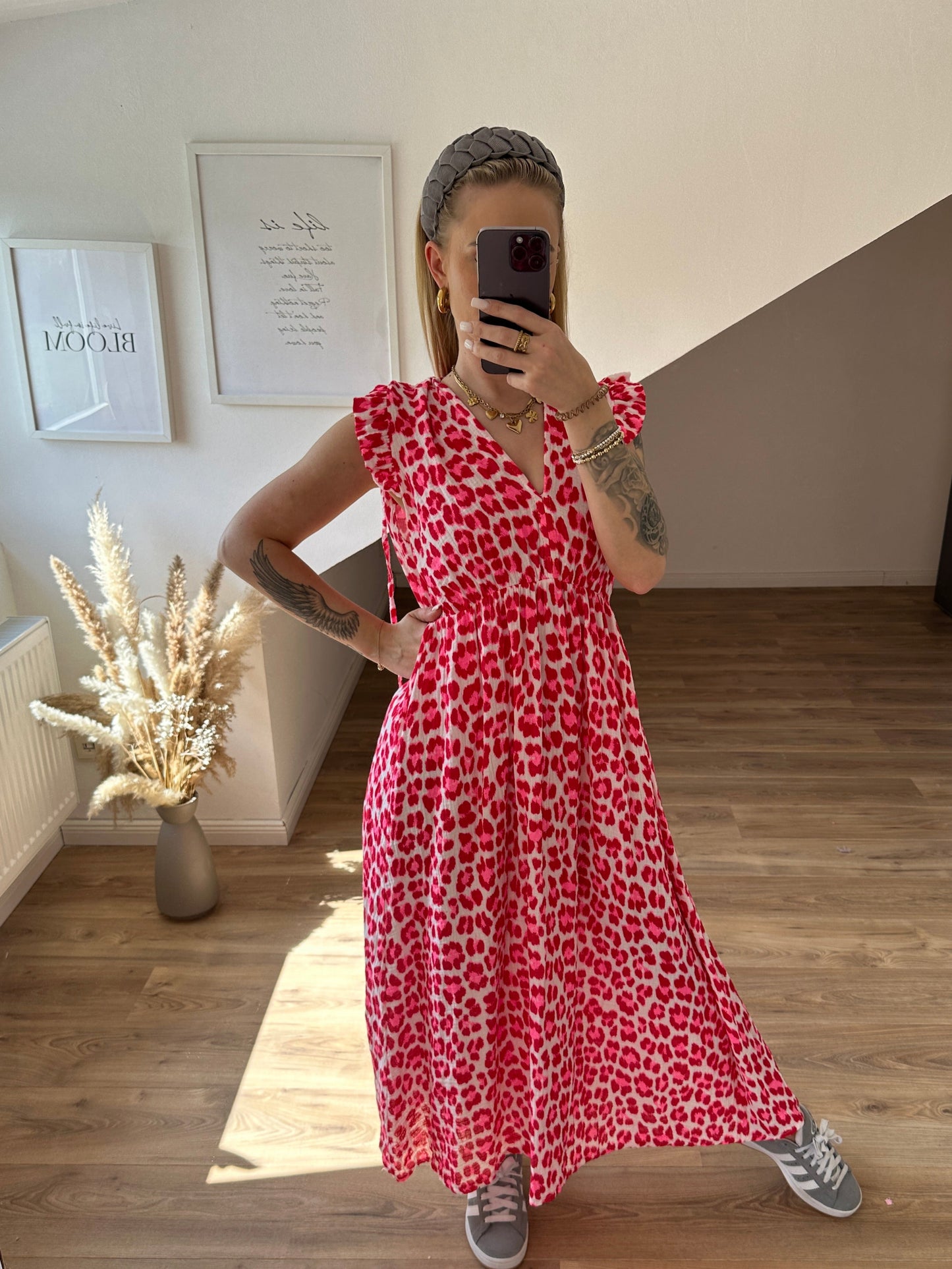 Leo Kleid "Sonya" Rot
