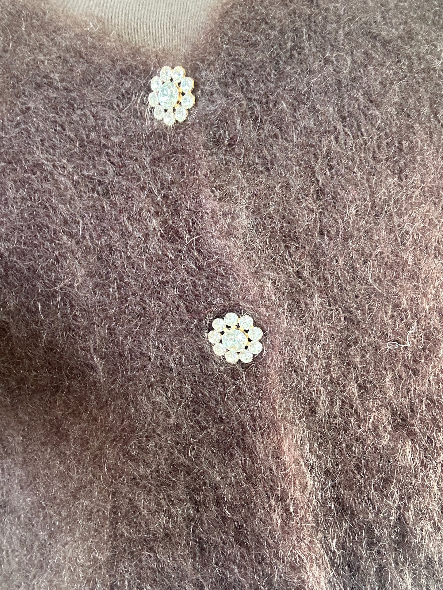 Mohair Jäckchen mit Glitzer