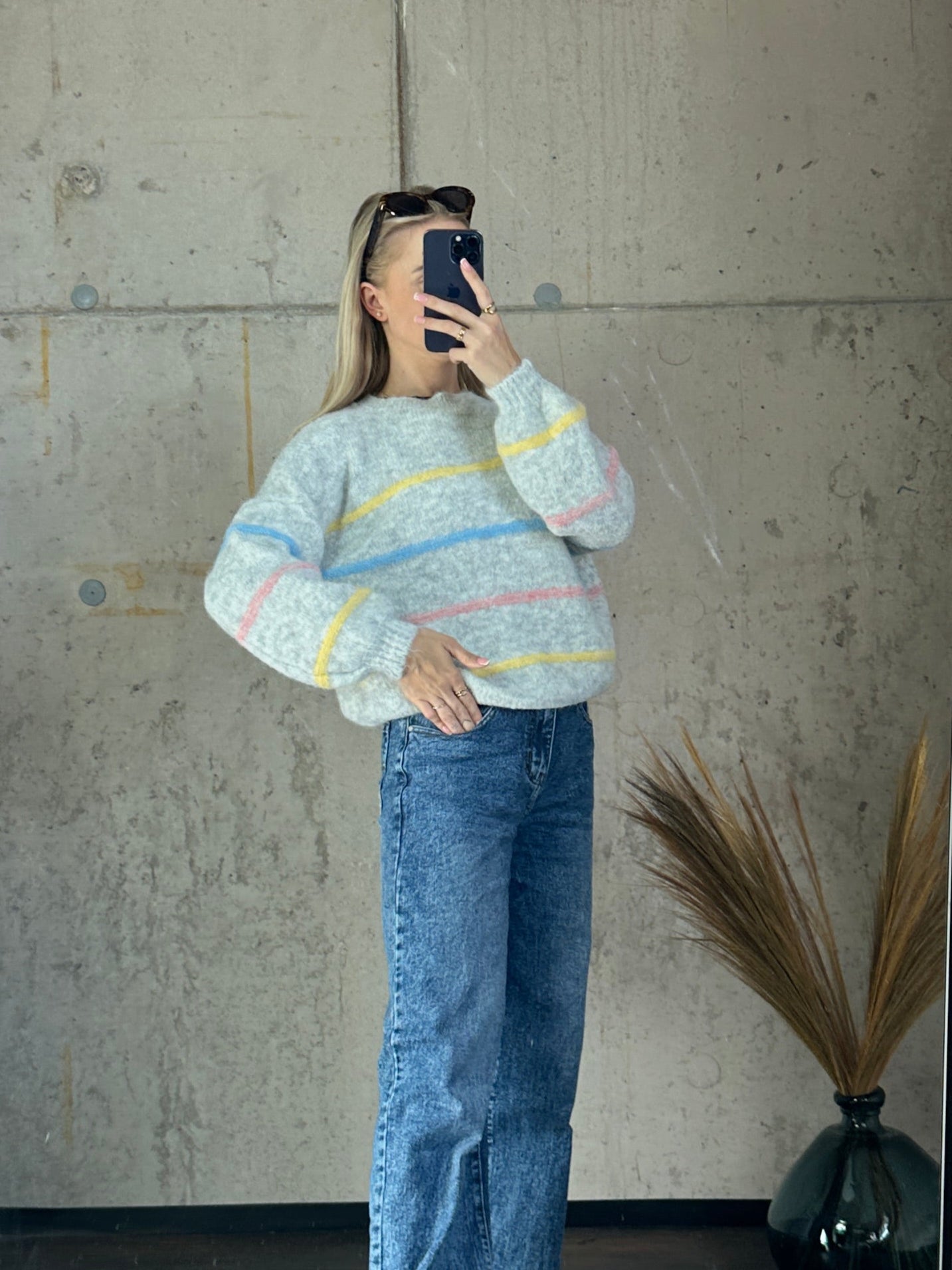 Pullover "Magda" Grau