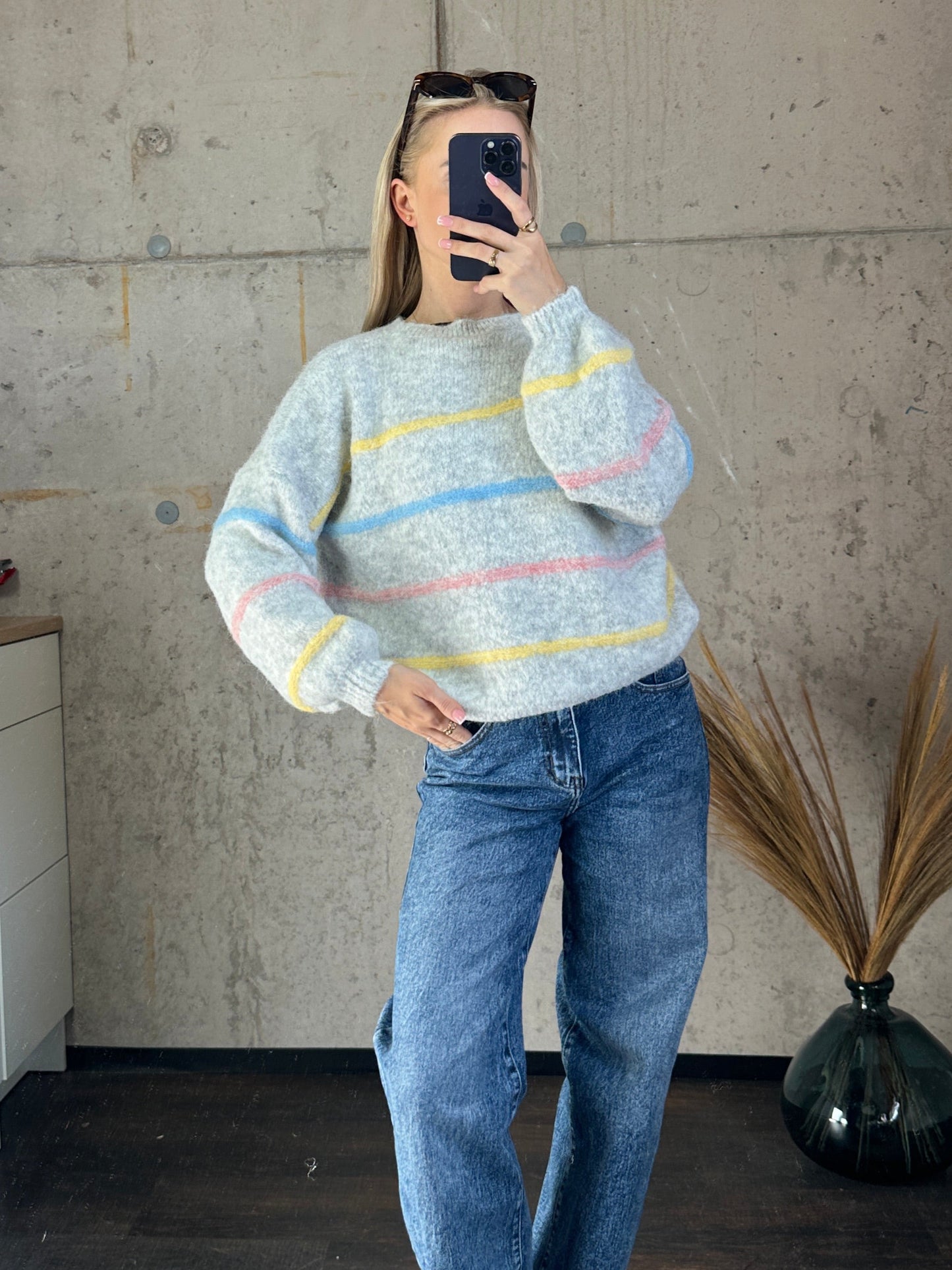 Pullover "Magda" Grau