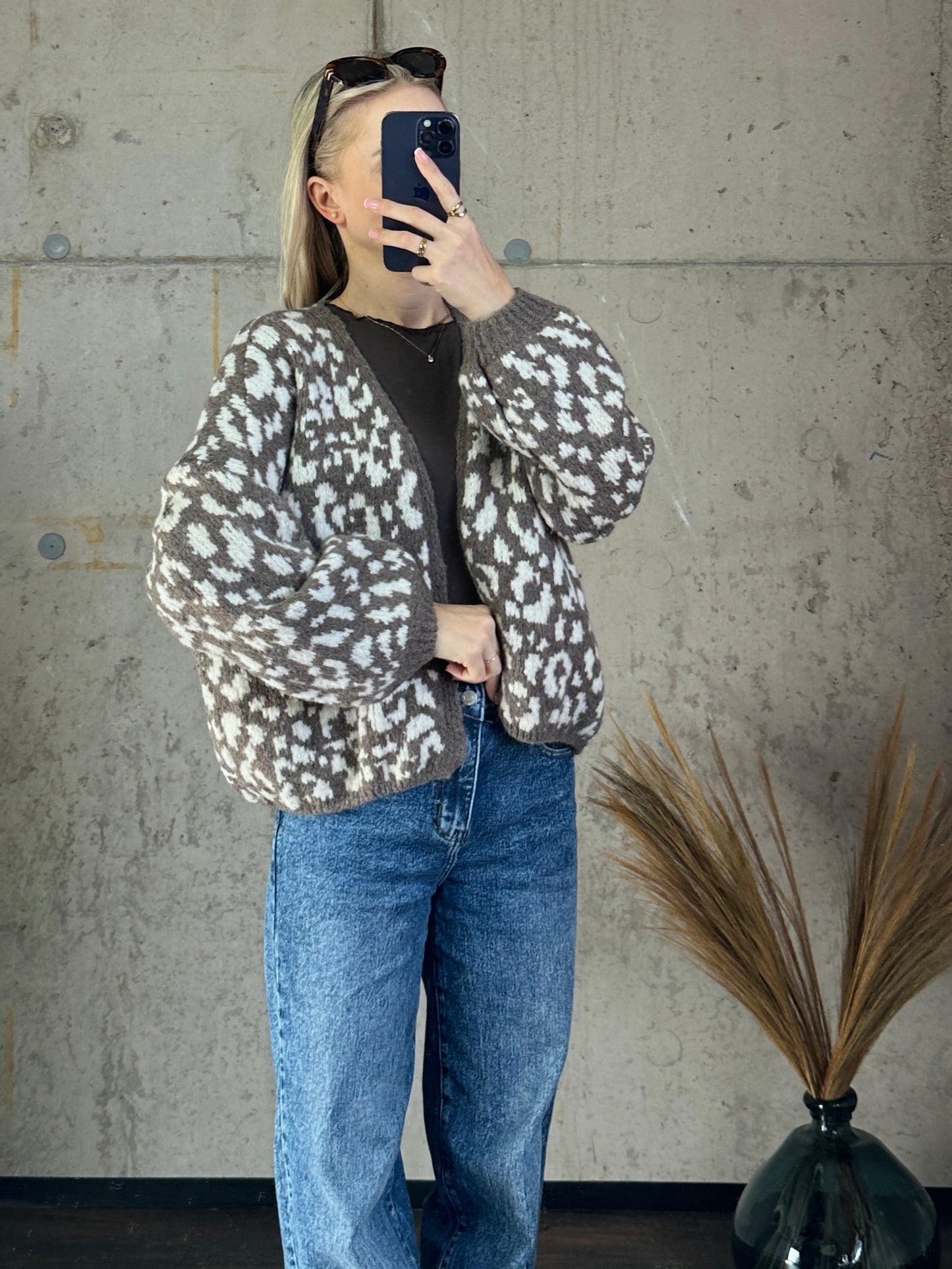 Cardigan "Cleo"Taupe
