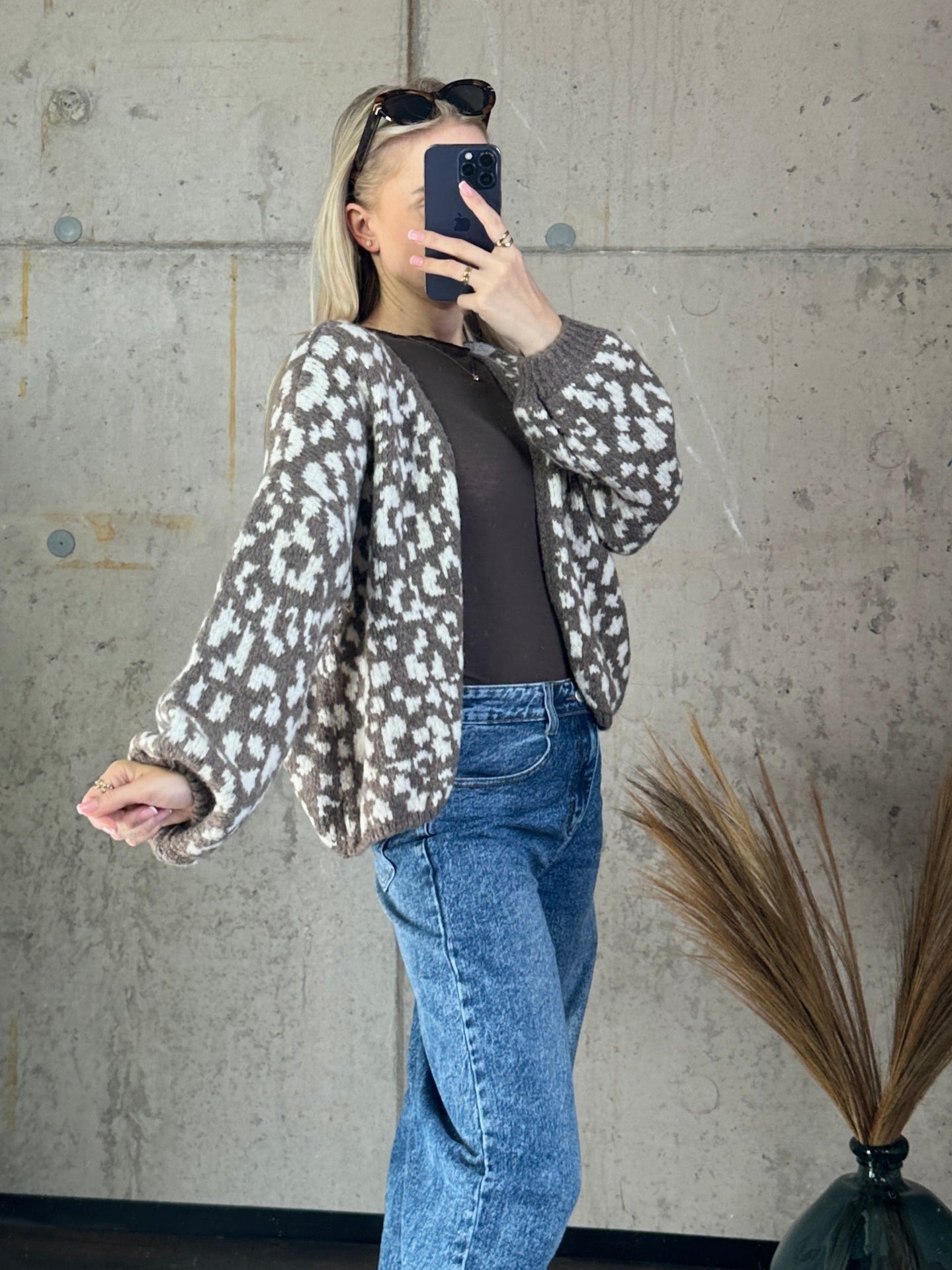 Cardigan "Cleo"Taupe
