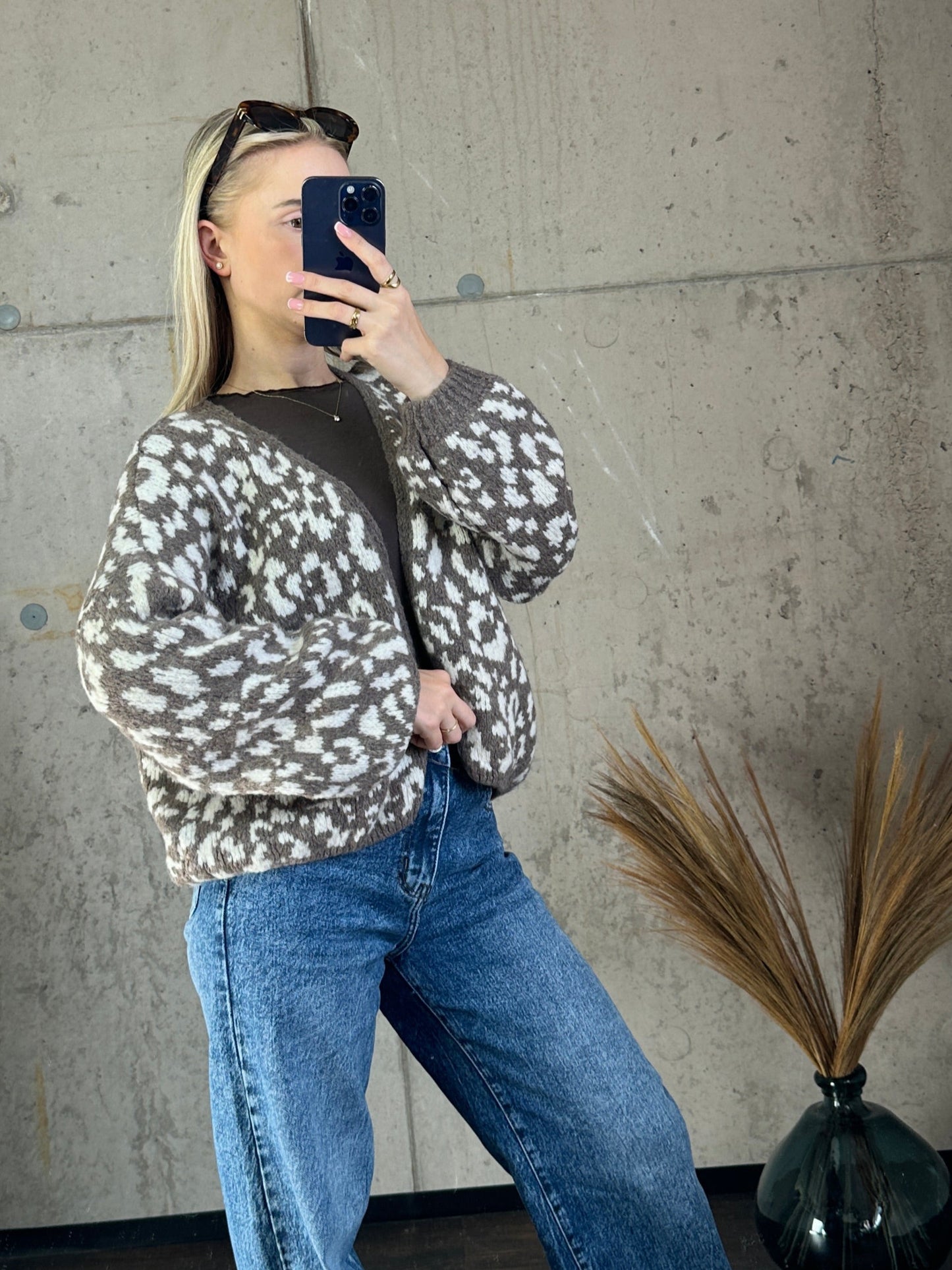 Cardigan "Cleo"Taupe