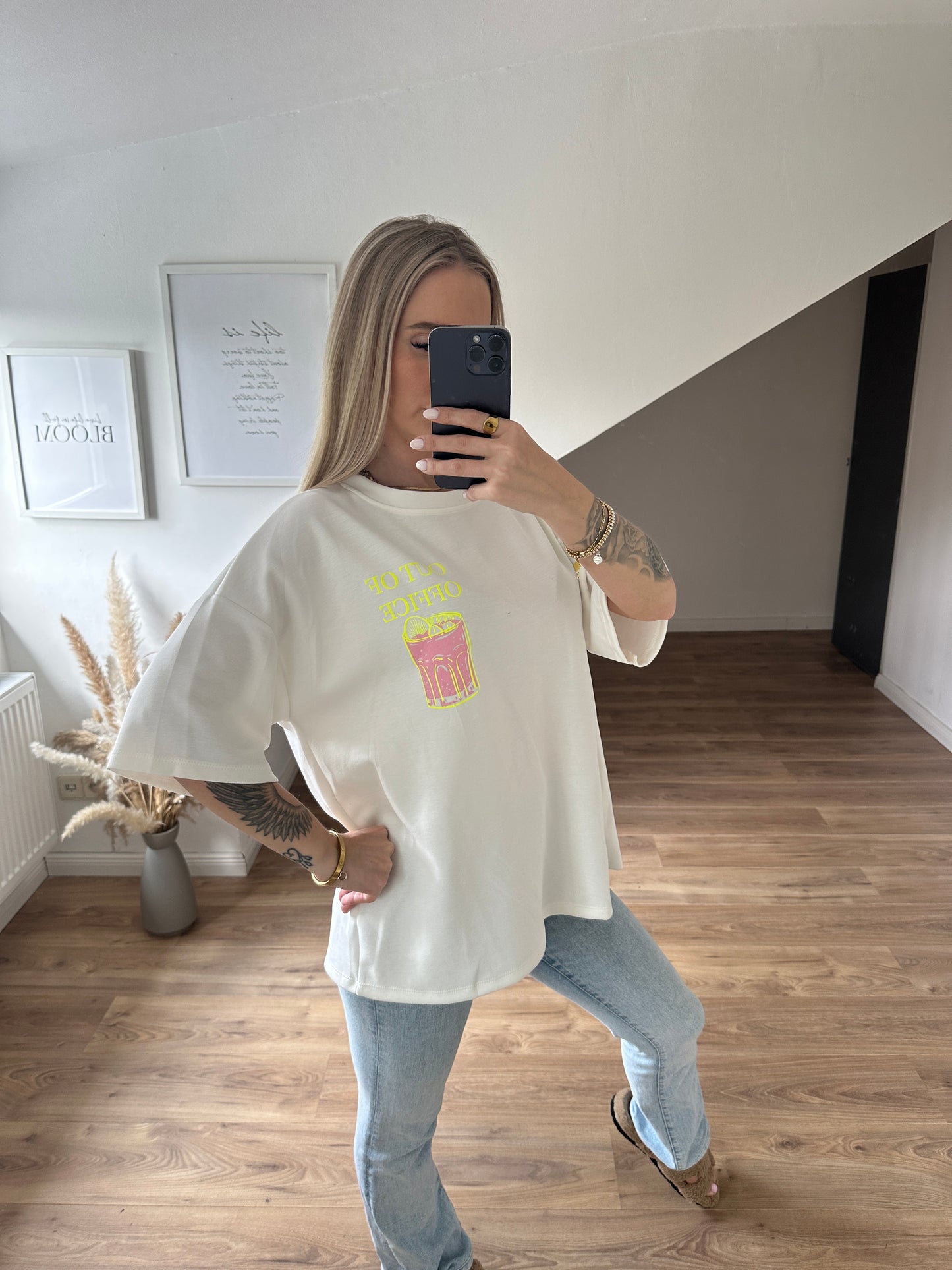Out Of Office Shirt Grau