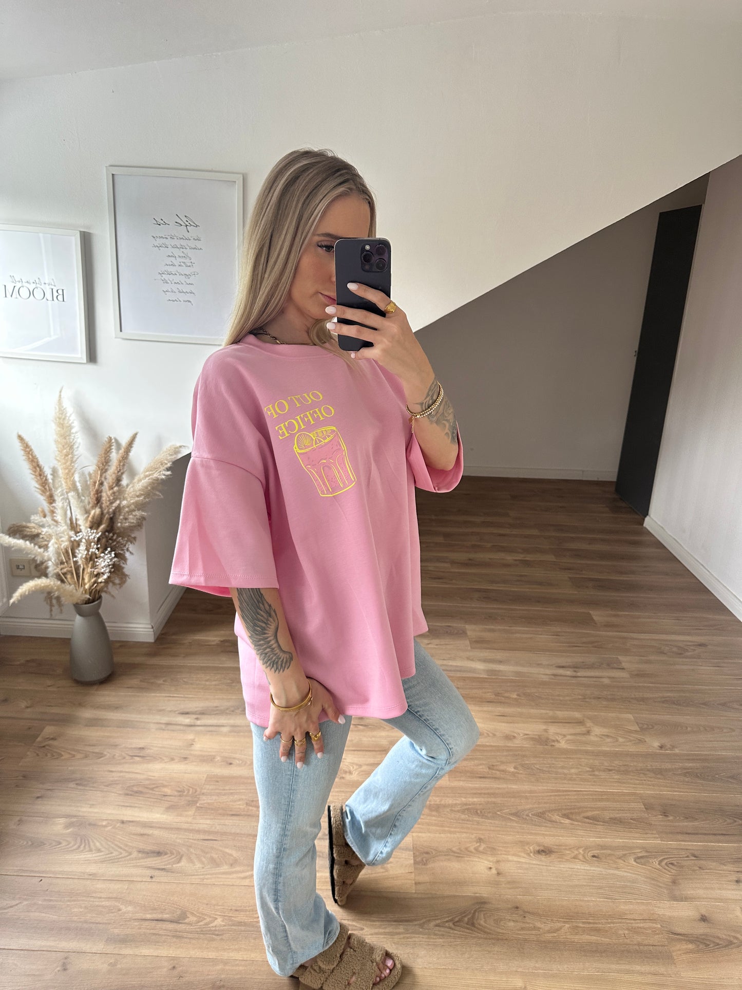 Out Of Office Shirt Grau