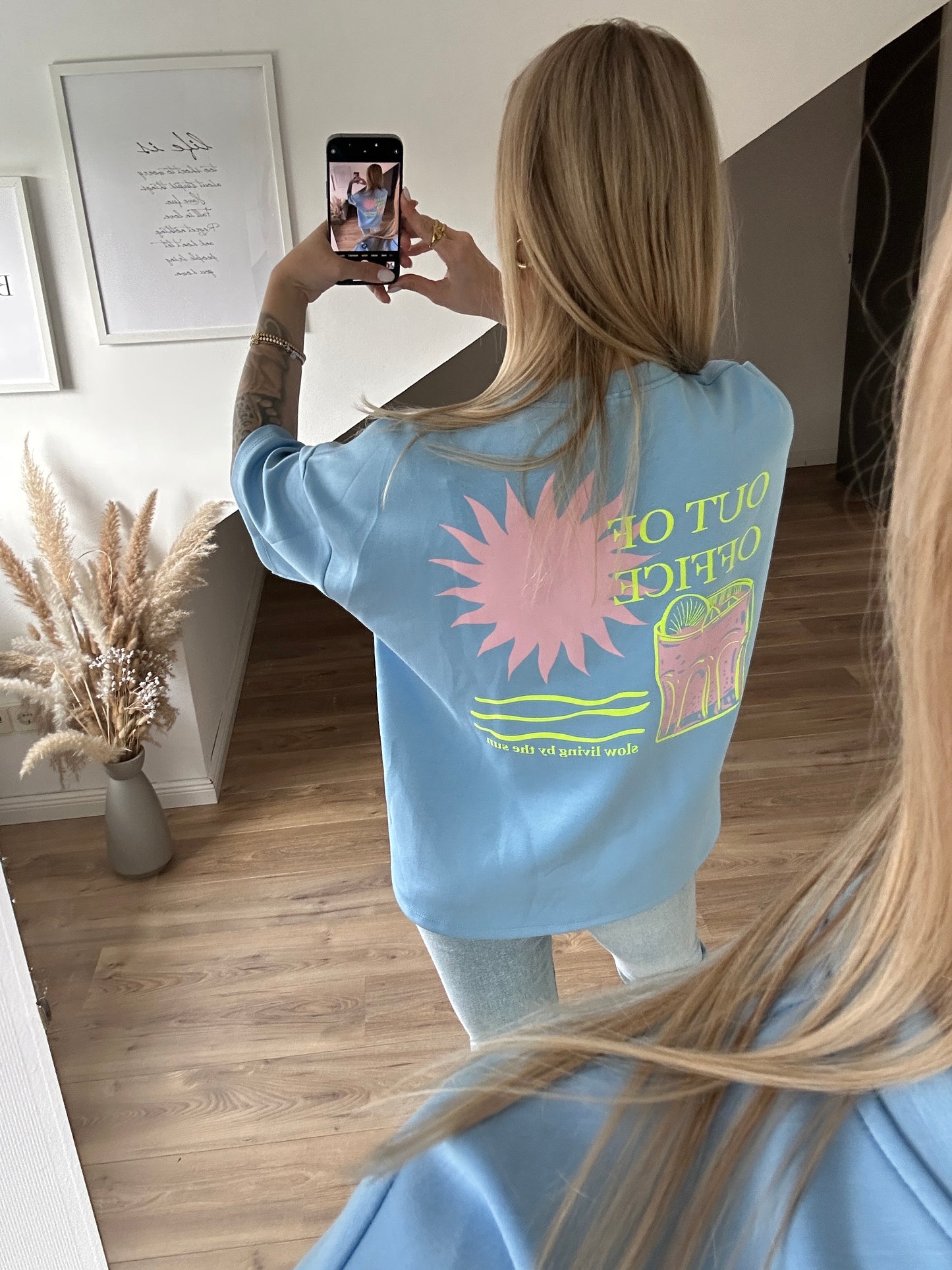 Out Of Office Shirt Grau