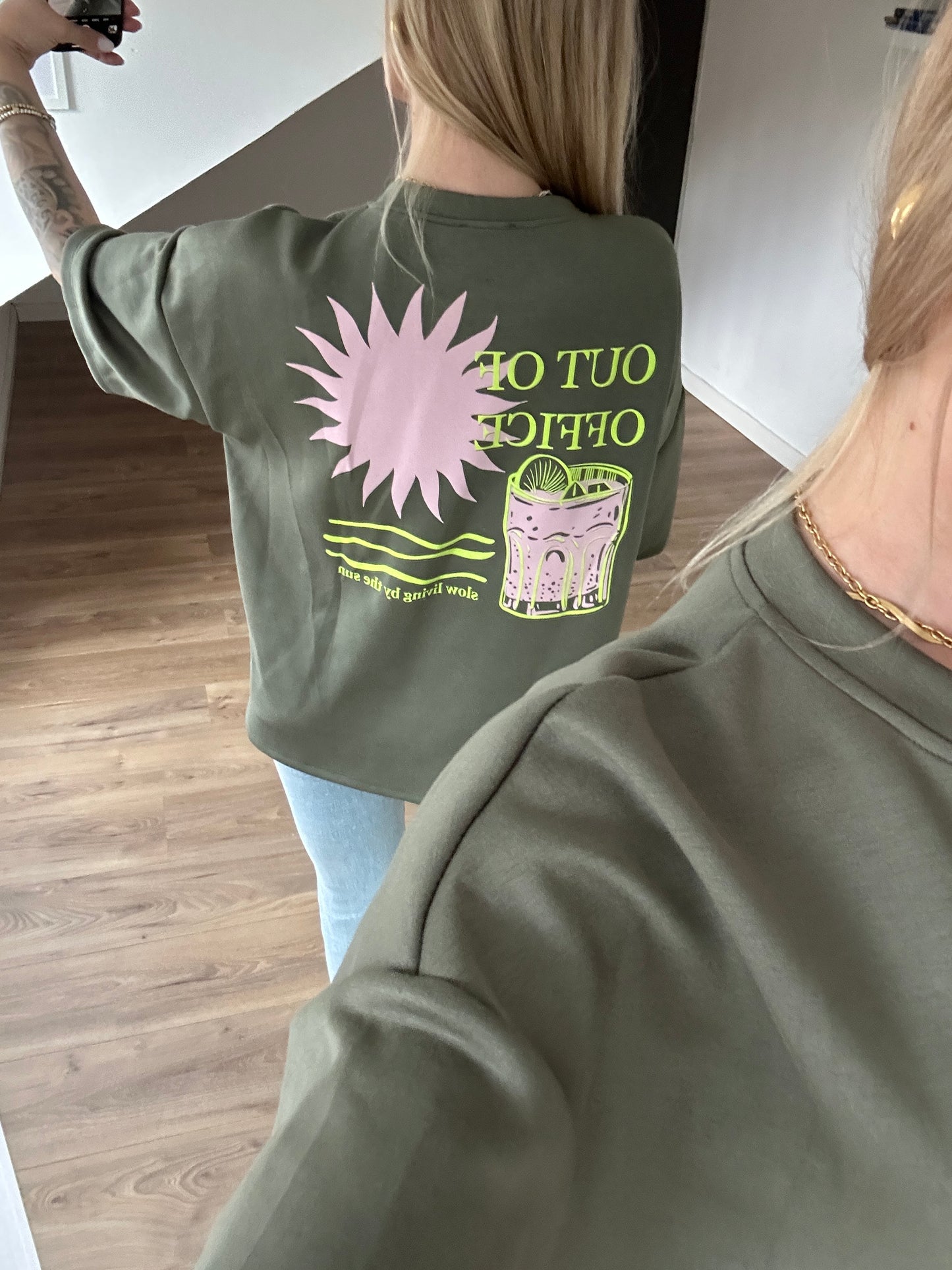 Out Of Office Shirt Grau