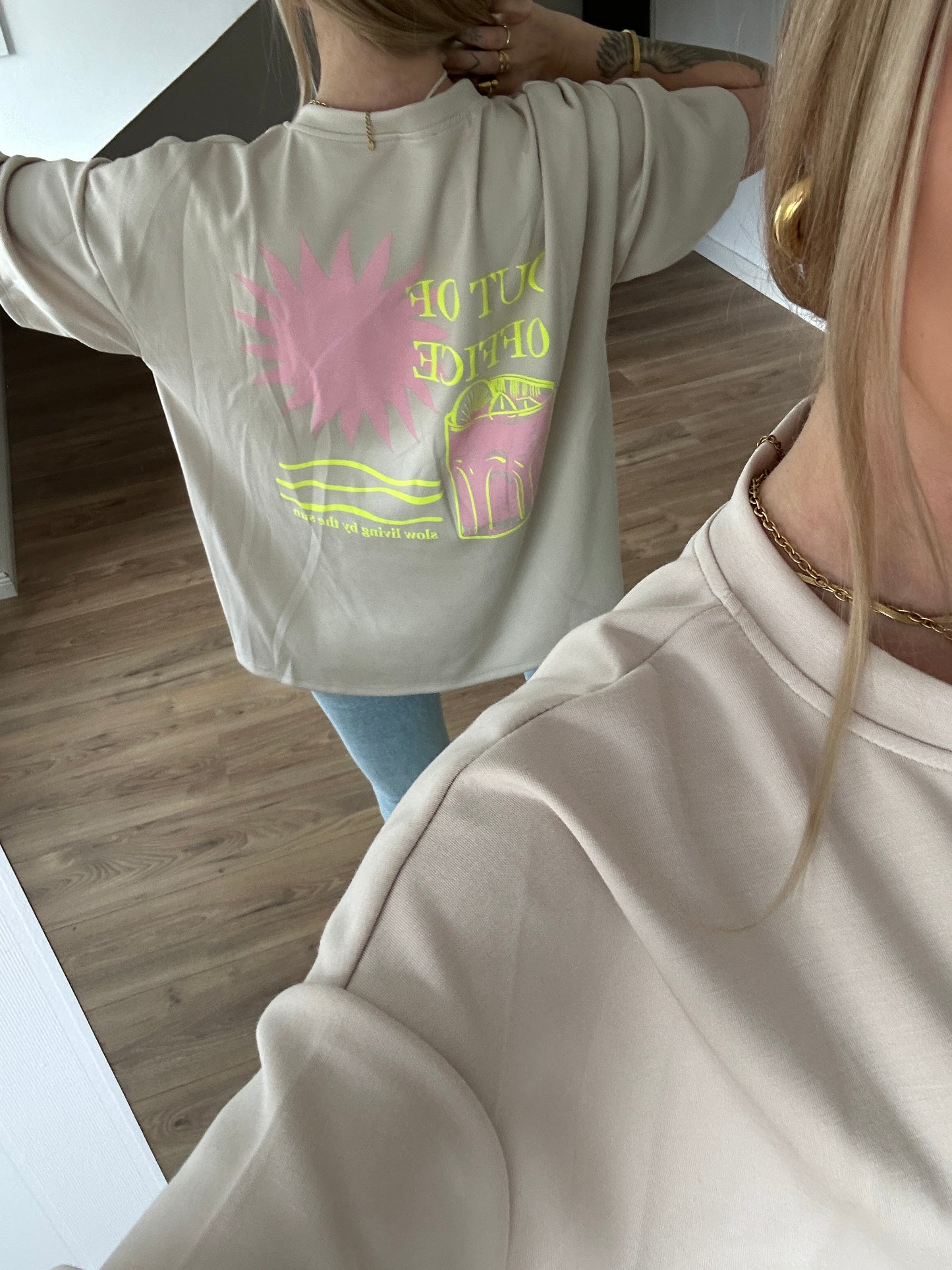 Out Of Office Shirt Grau
