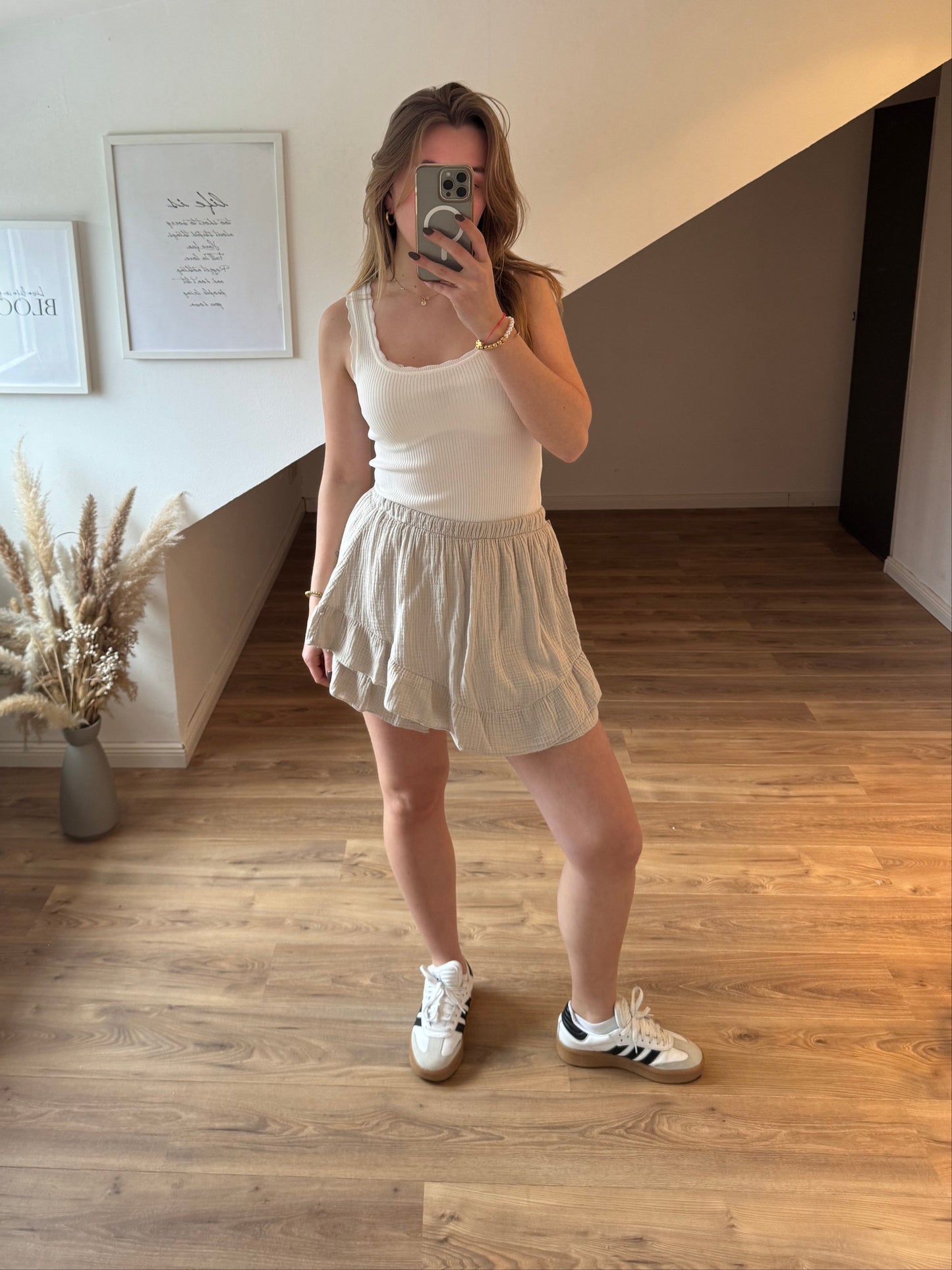 Musselin Hosenrock "Heidi" Schwarz