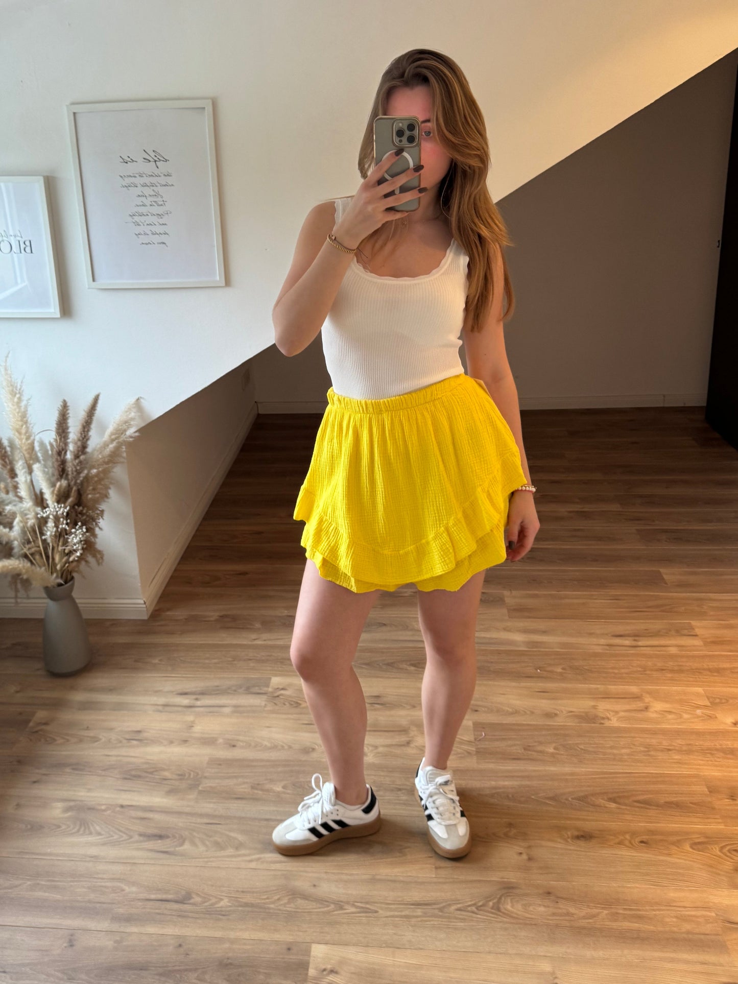 Musselin Hosenrock "Heidi" Schwarz