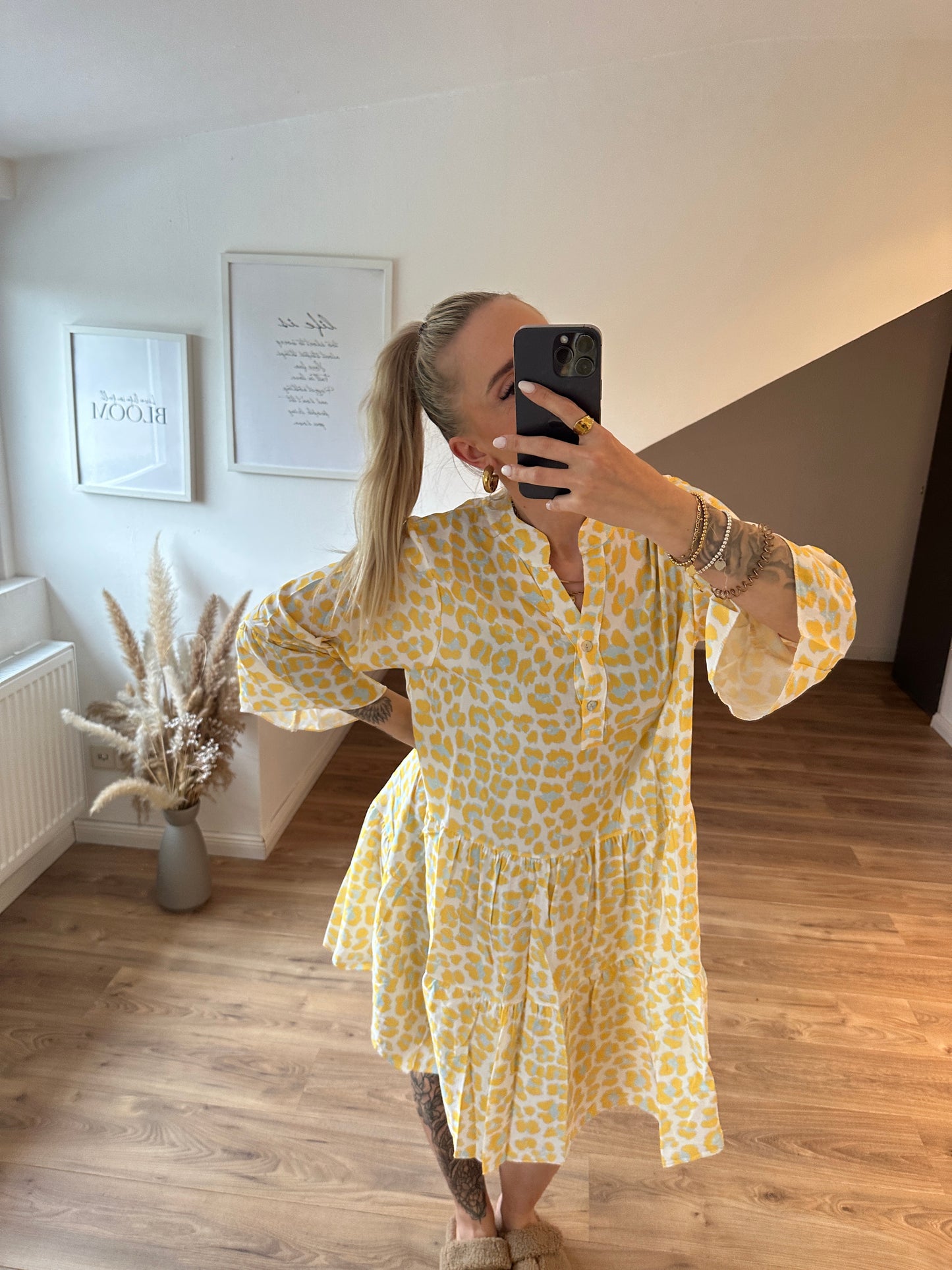 Leo Kleid Gelb