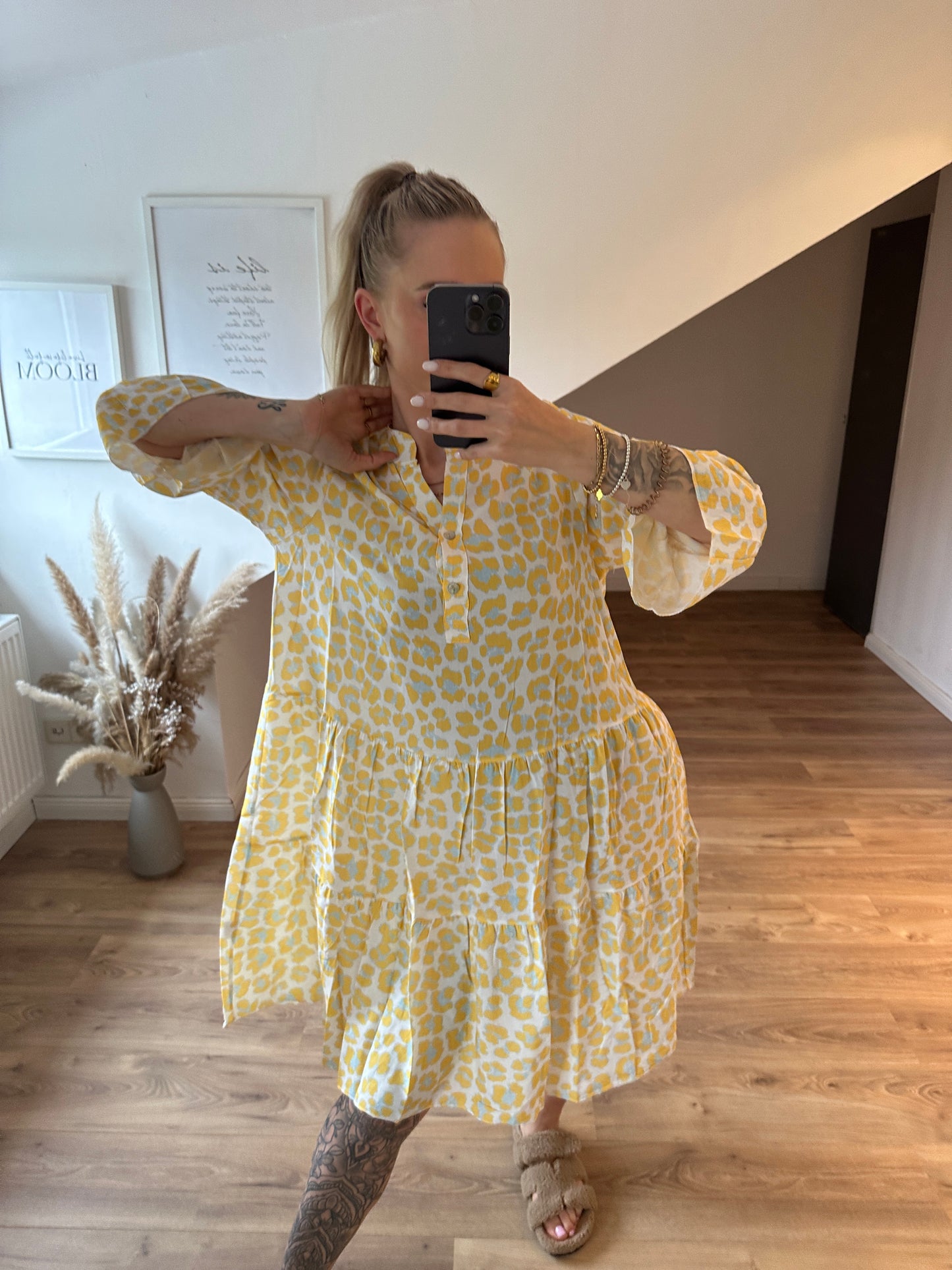 Leo Kleid Gelb