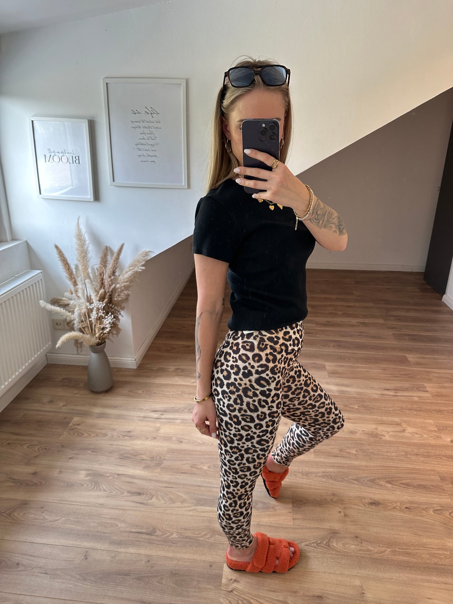 Leo Leggins Braun Lang