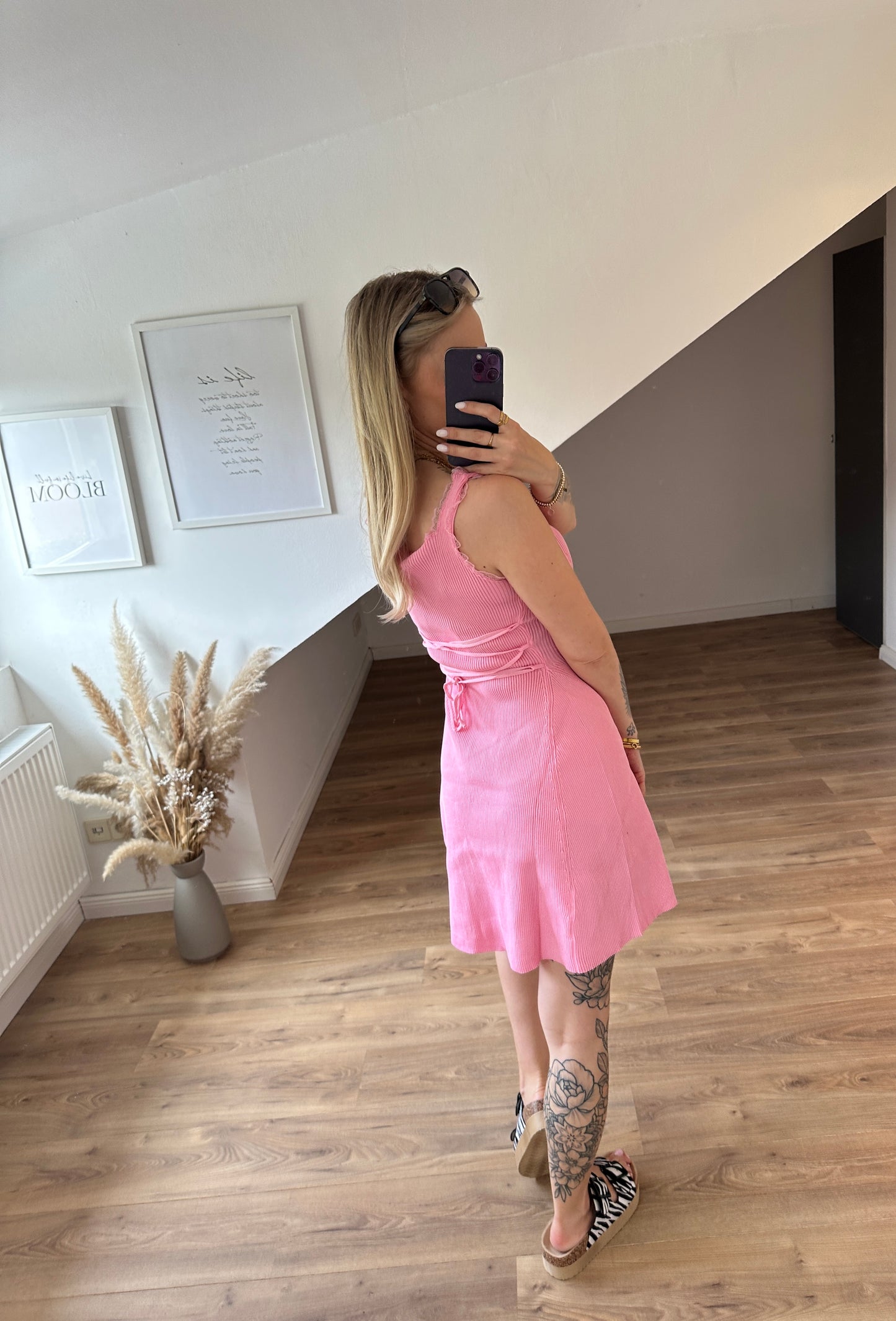 Kleidchen Schleifi Braun