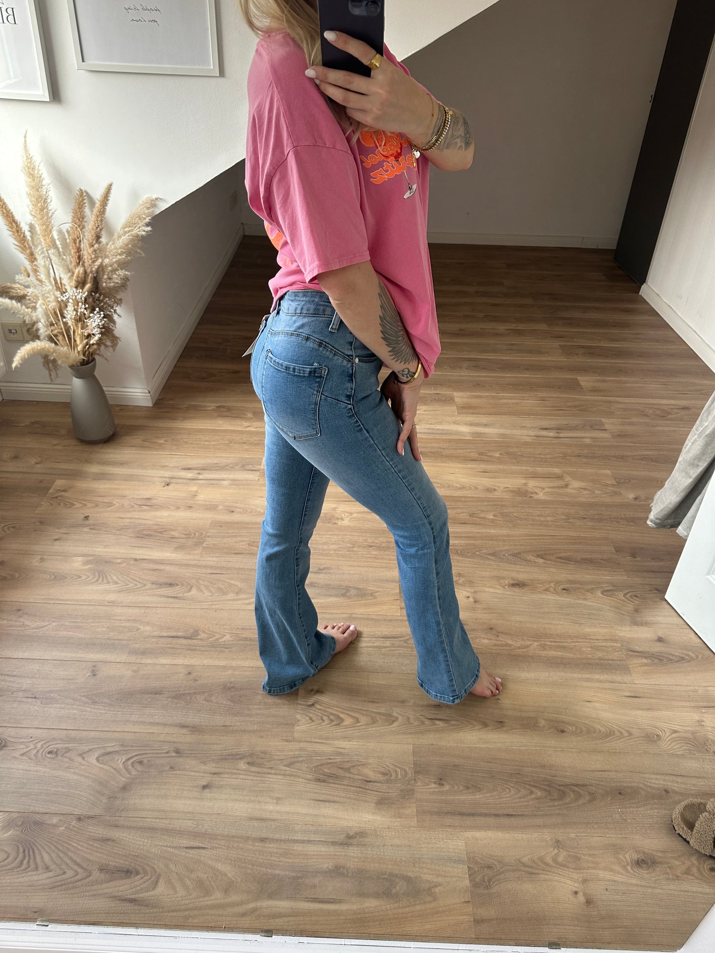 Jeans Schlaghose
