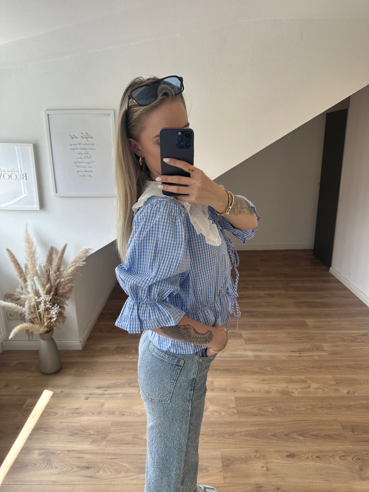 Bluse "Cafe´Amelie" Blau