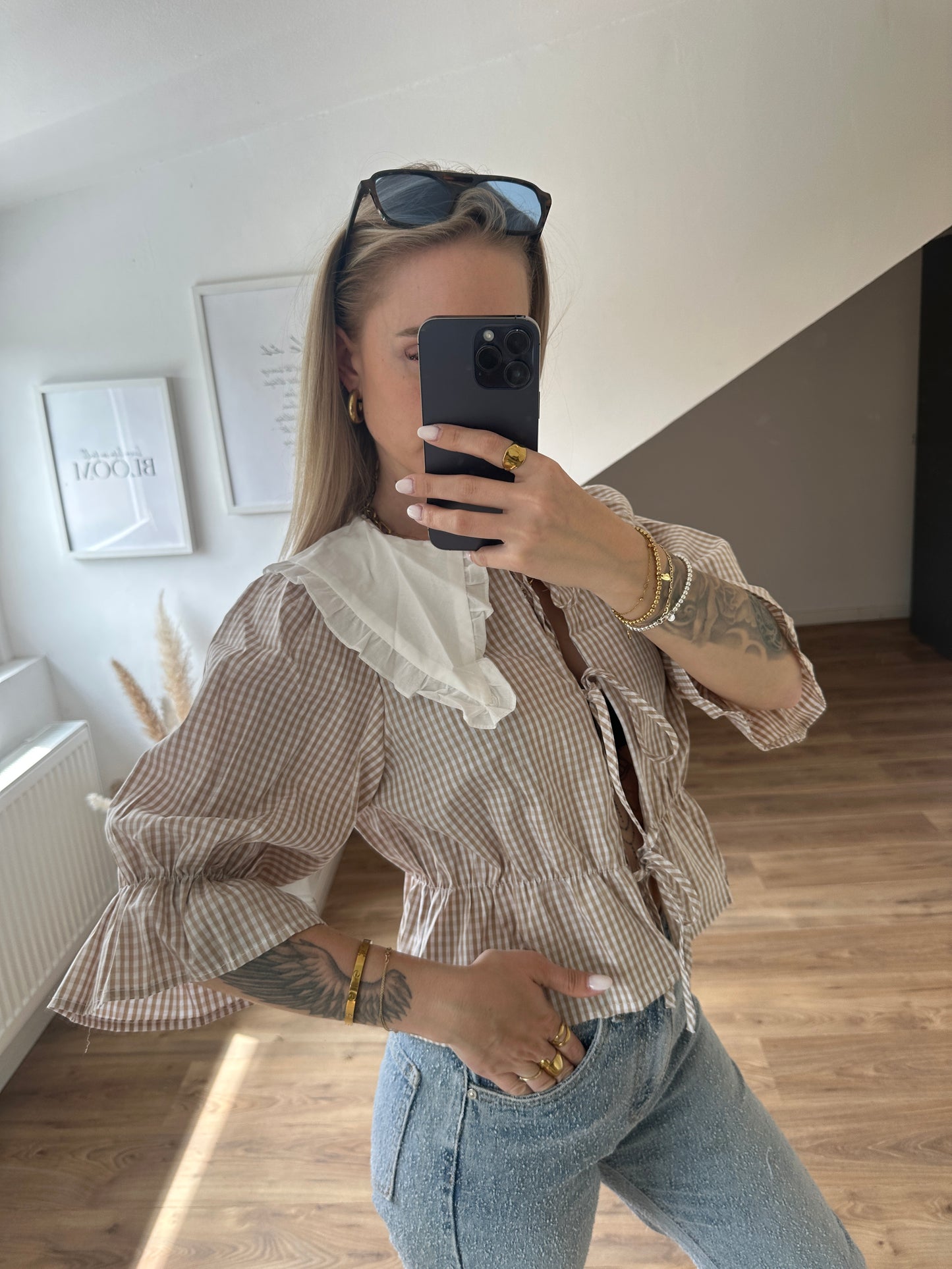 Bluse "Cafe´Amelie" Blau