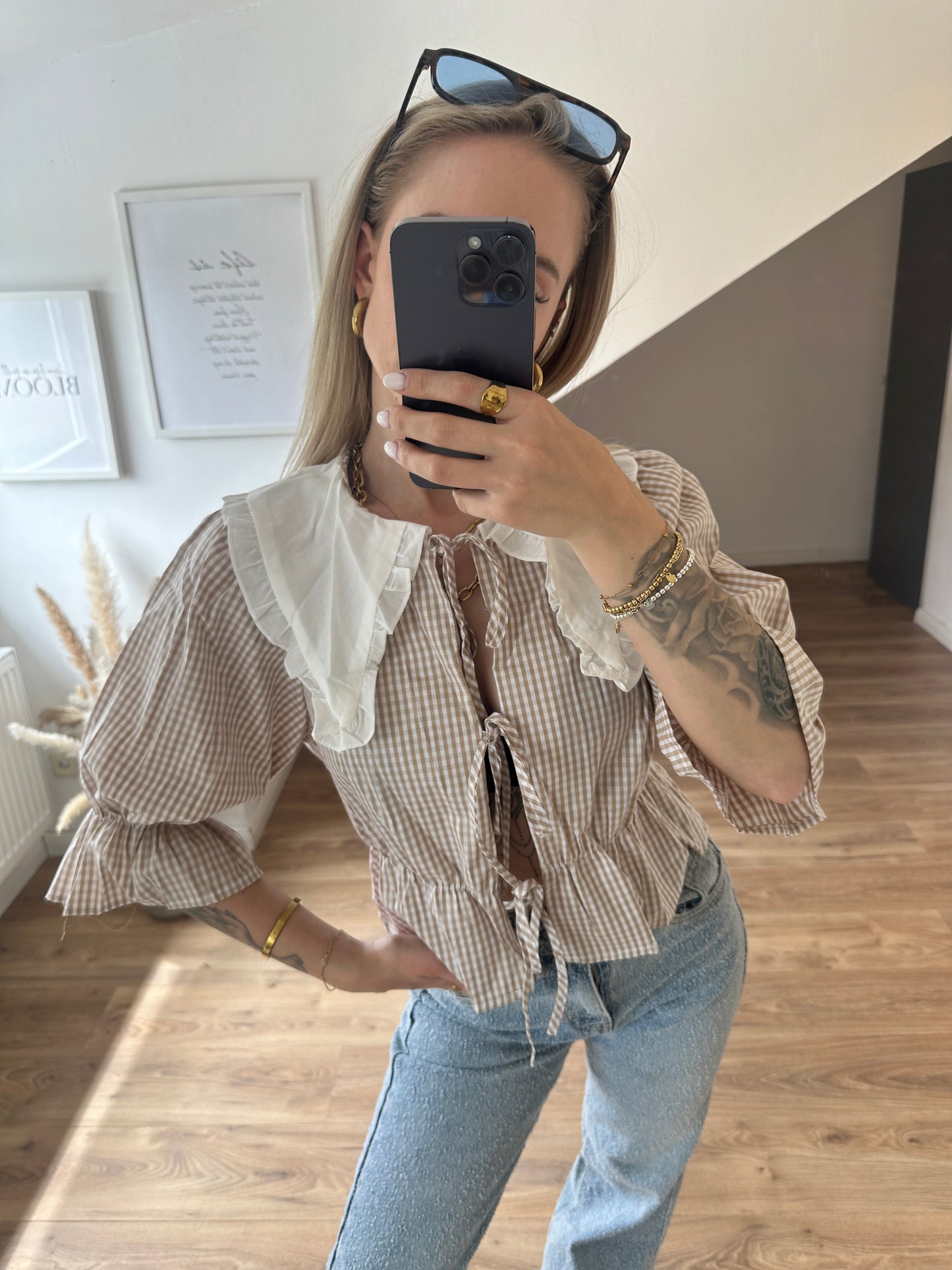 Bluse "Cafe´Amelie" Blau