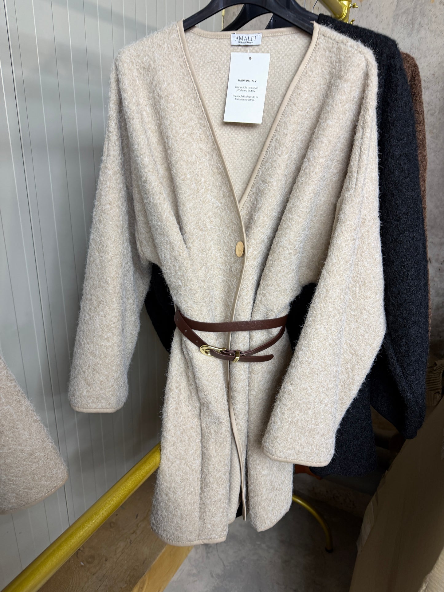 Cardigan mit Gürtel versch Farben