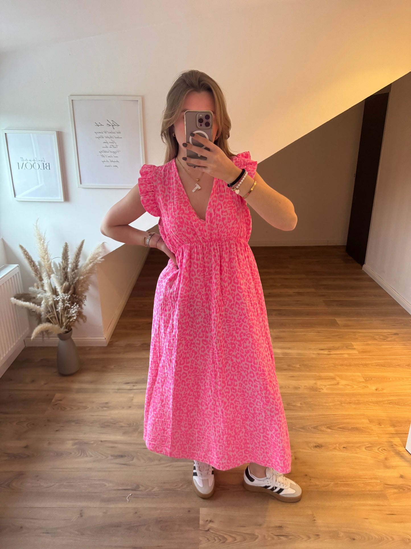 Leo Kleid "Sonya" Rot