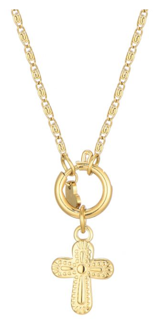 Kreuz Kette Gold