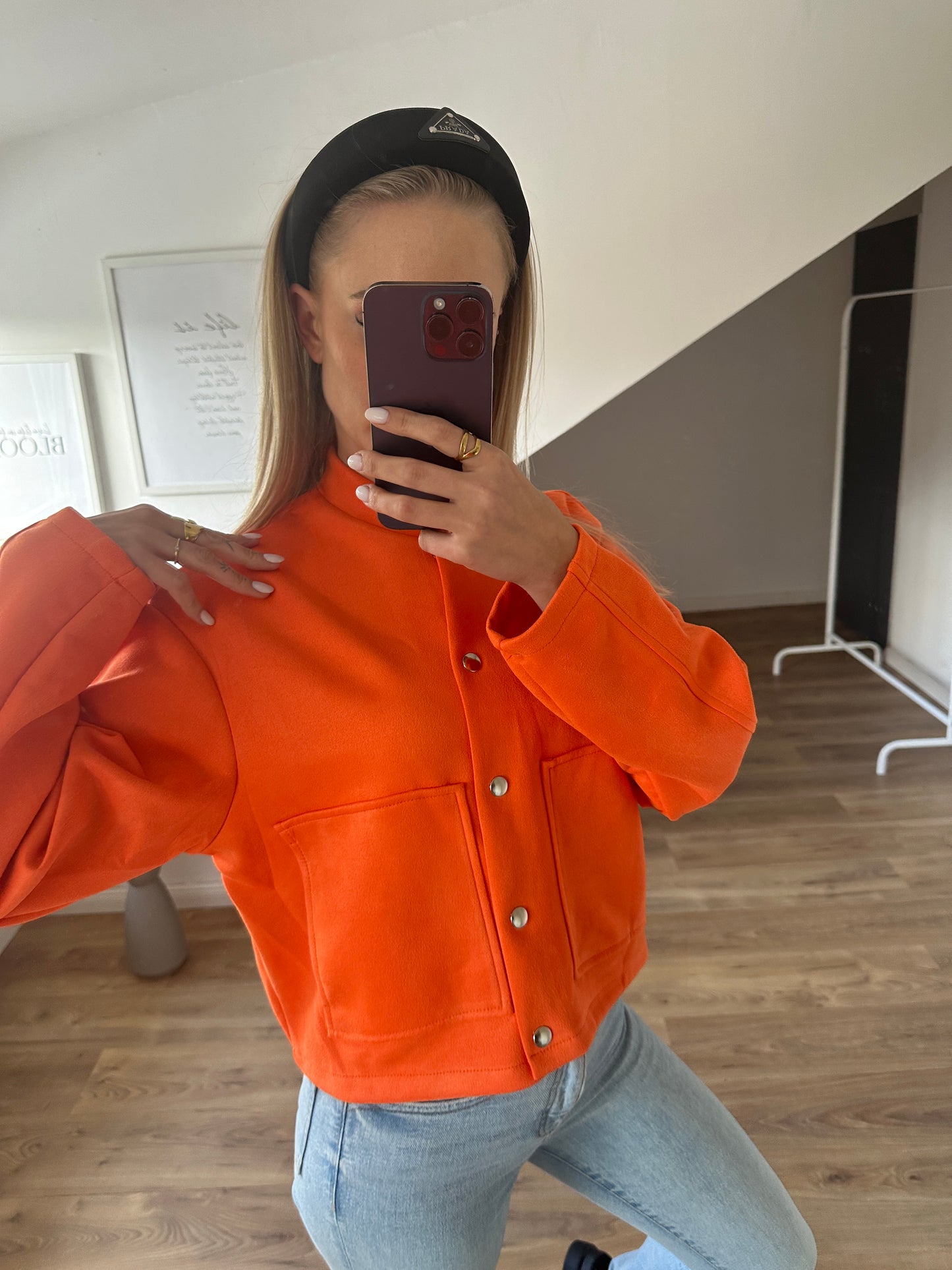 Samt Jacke Freja Mint