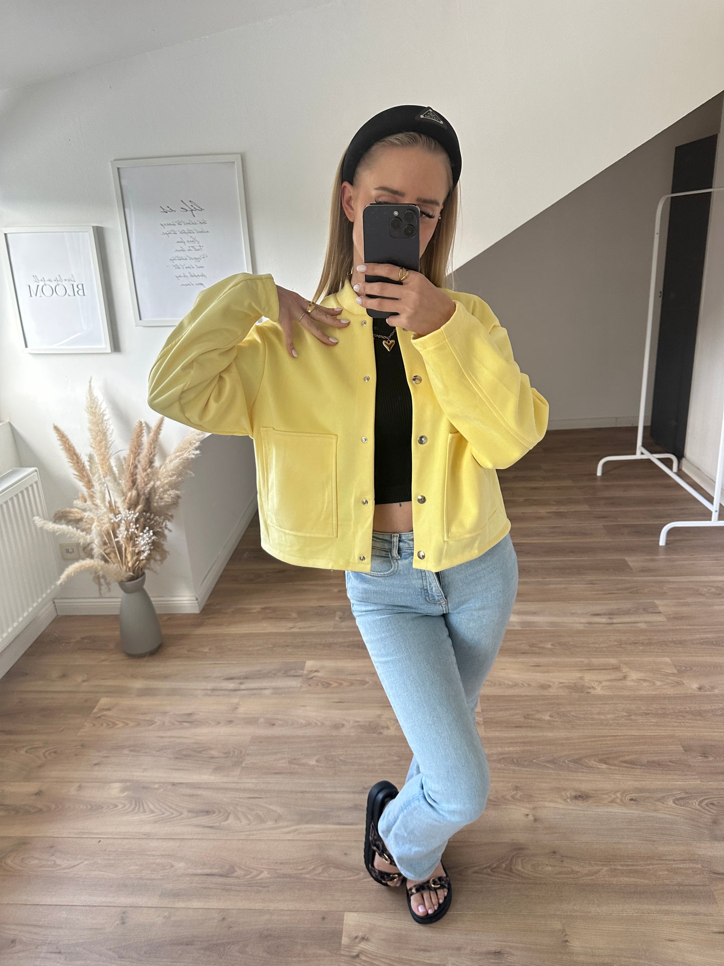 Samt Jacke Freja Mint