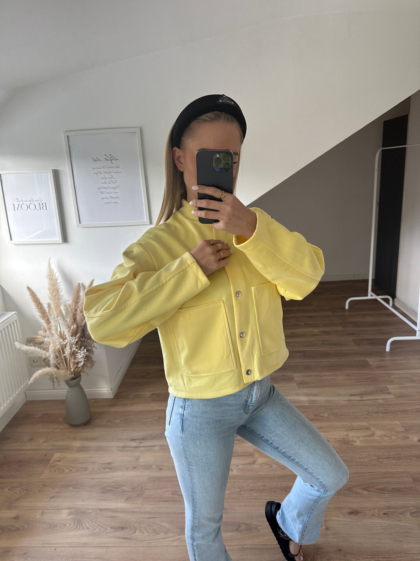 Samt Jacke Freja Mint
