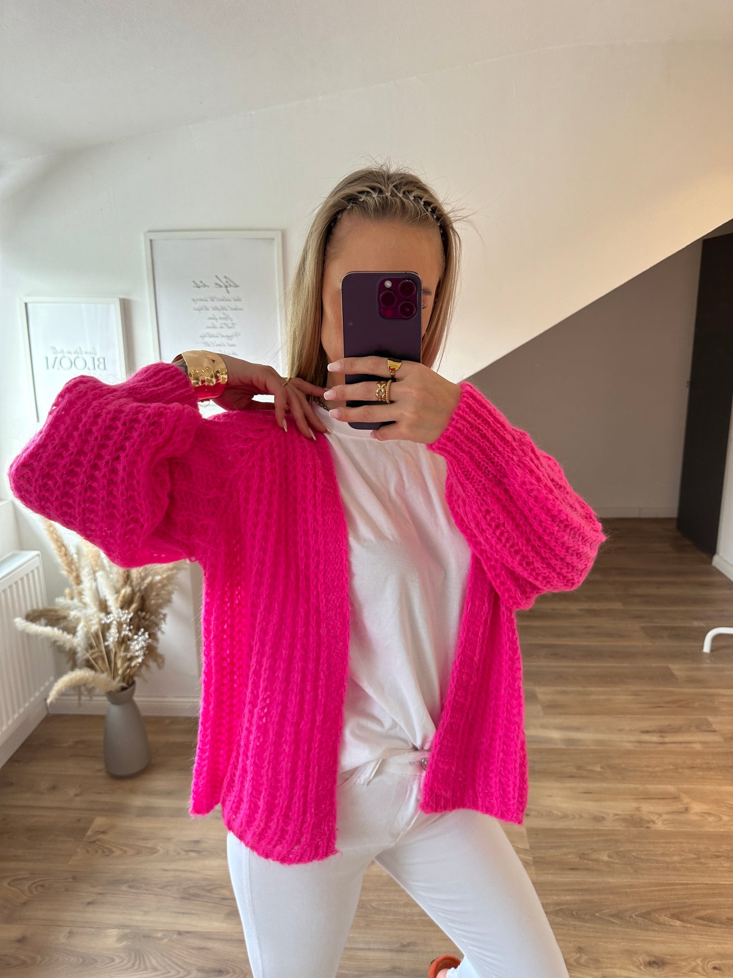 Cardigan Luna Pink