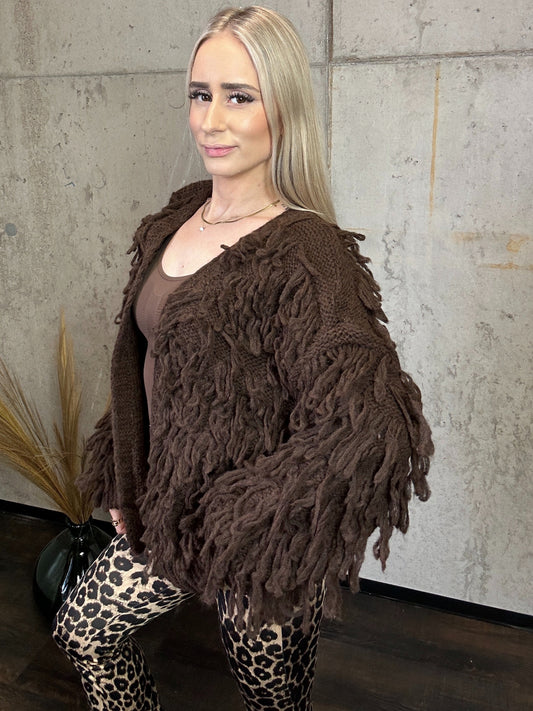 Cardigan "Dakota" Braun