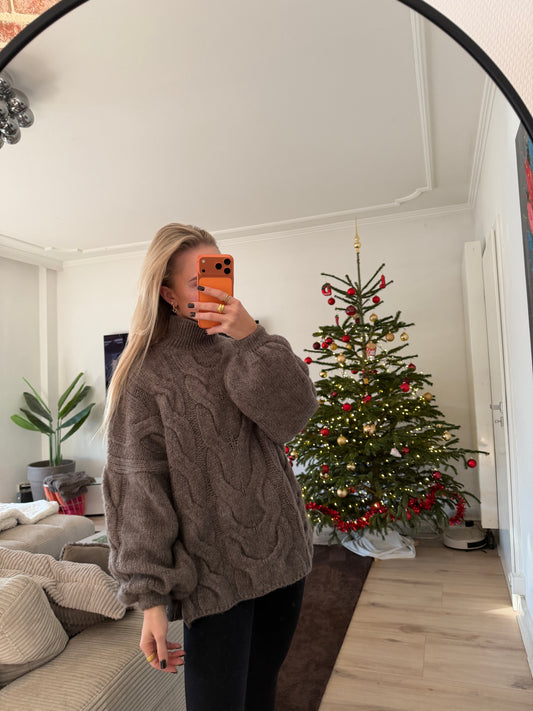 Pullover Knoti Taupe