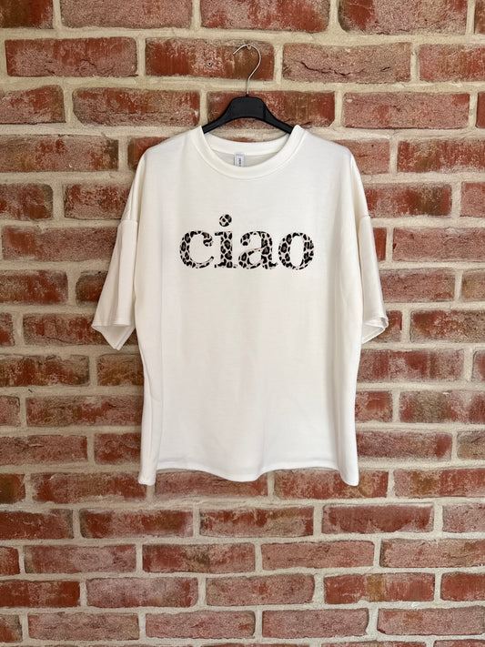 T-Shirt CIAO Weiß