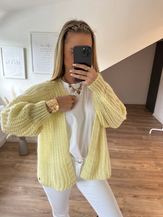 Cardigan Luna Gelb