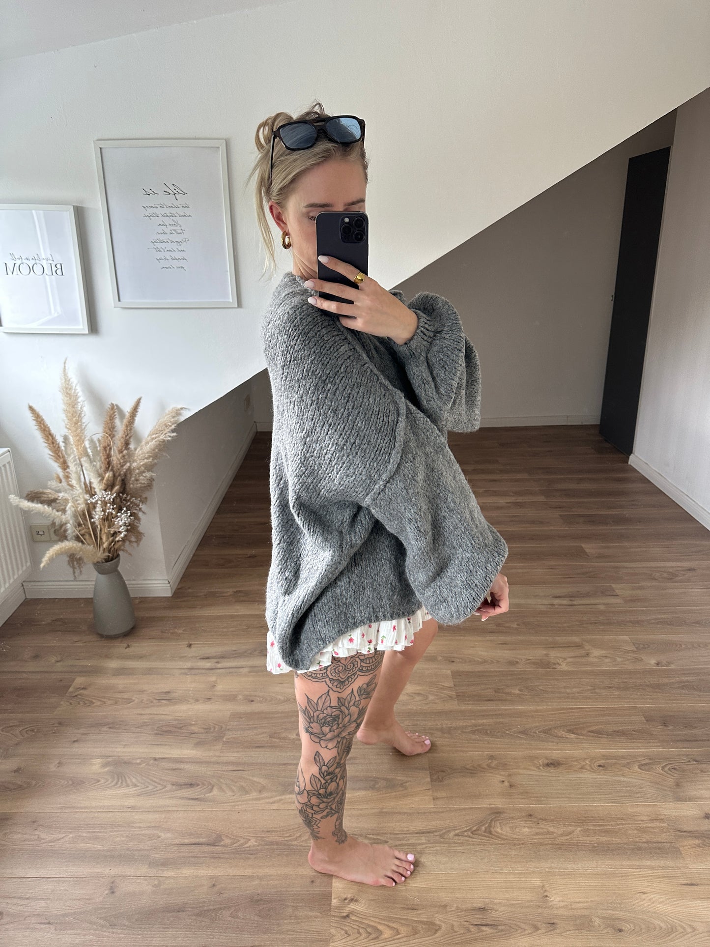 Cardigan "Nala" dunkelgrau