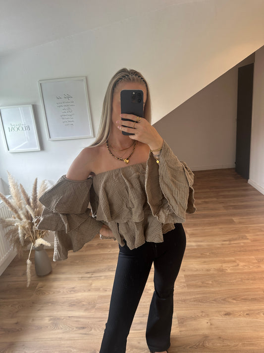 Oberteil Elfi Taupe