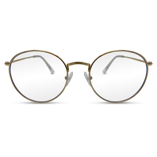 Brille mit Blaulichtfilter "Sky" Gold