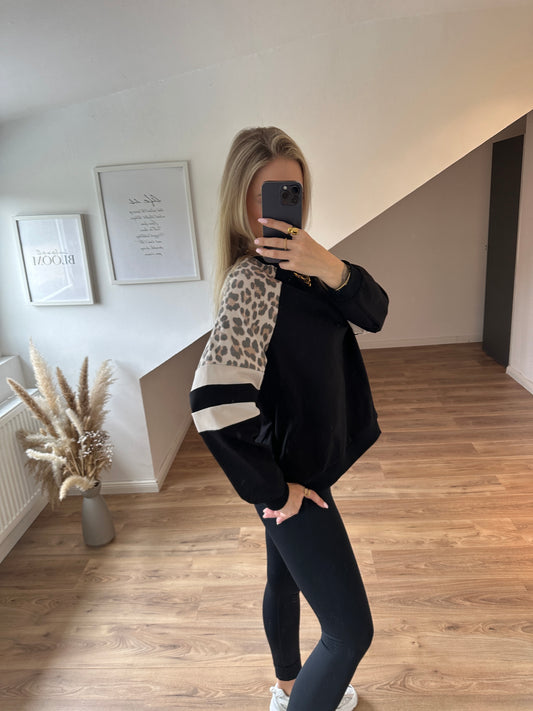 Leo Pullover Schwarz