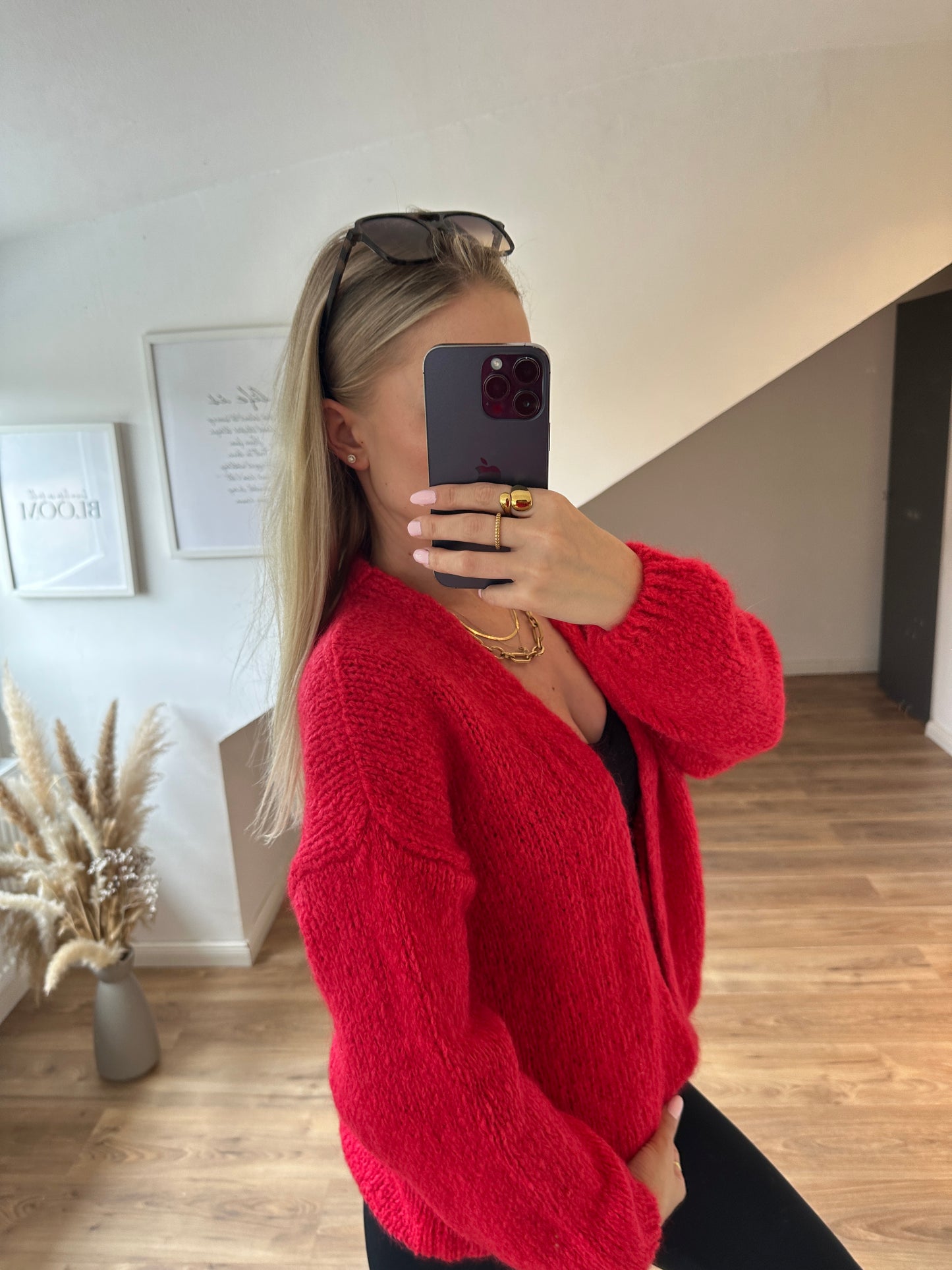 Cardigan "Livi" Rot