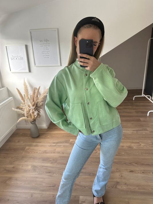 Samt Jacke Freja Mint