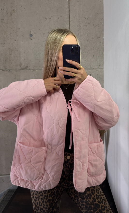 Cord Jacke Rosa