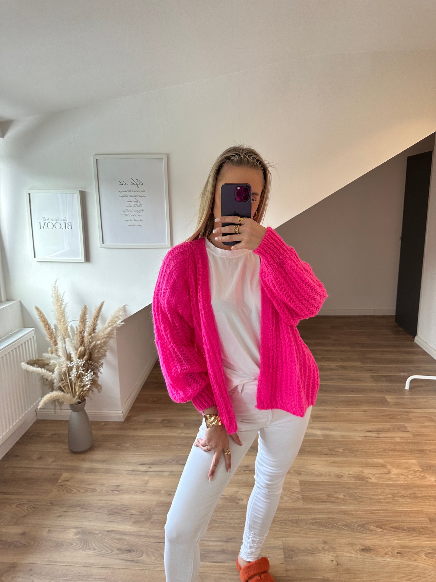 Cardigan Luna Pink