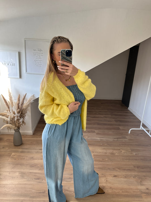 Cardigan "Livi" Gelb