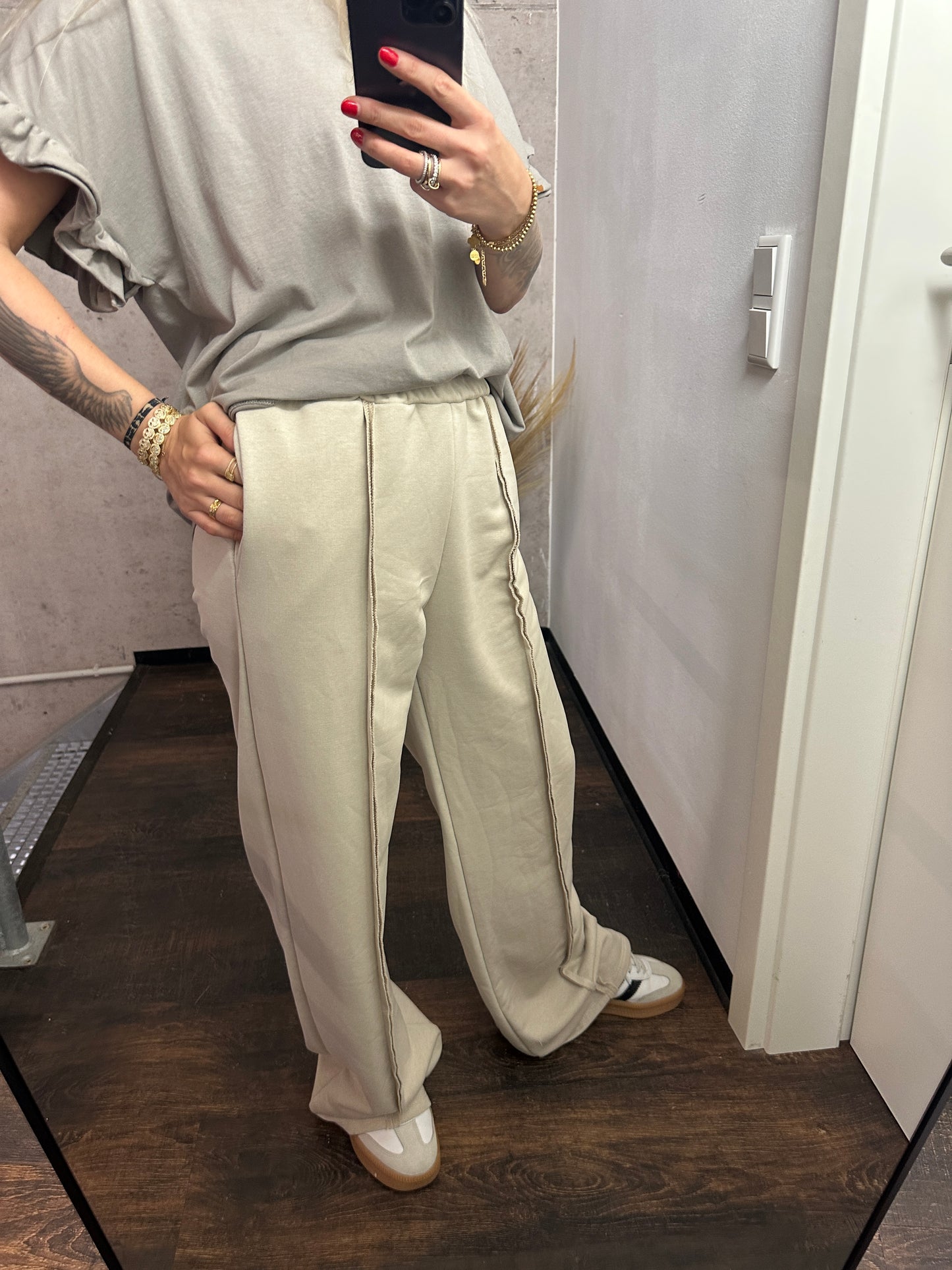 Jogginghose "Alea" Beige
