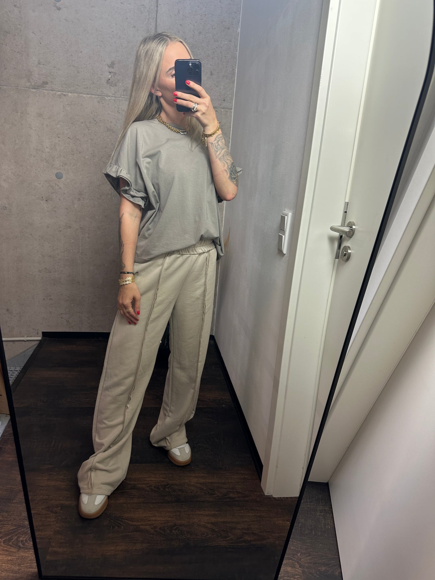 Jogginghose "Alea" Beige