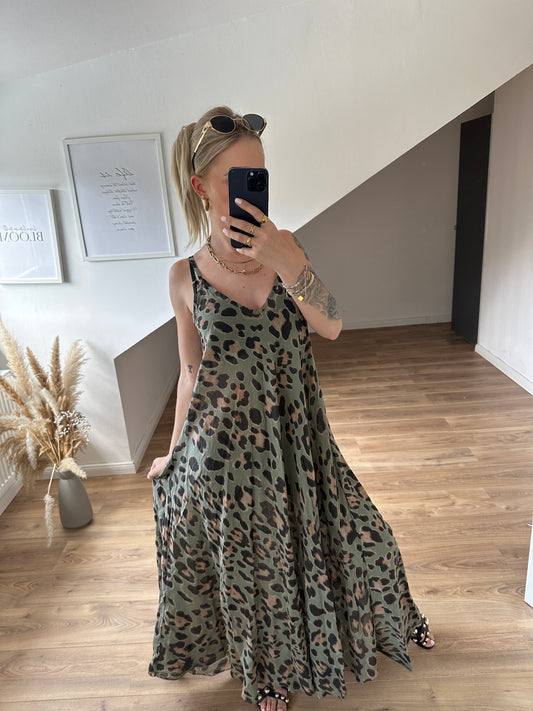 Leo Kleid ”Slow-Summer“Khaki
