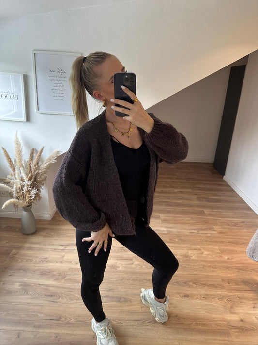 Cardigan "Livi"Braun