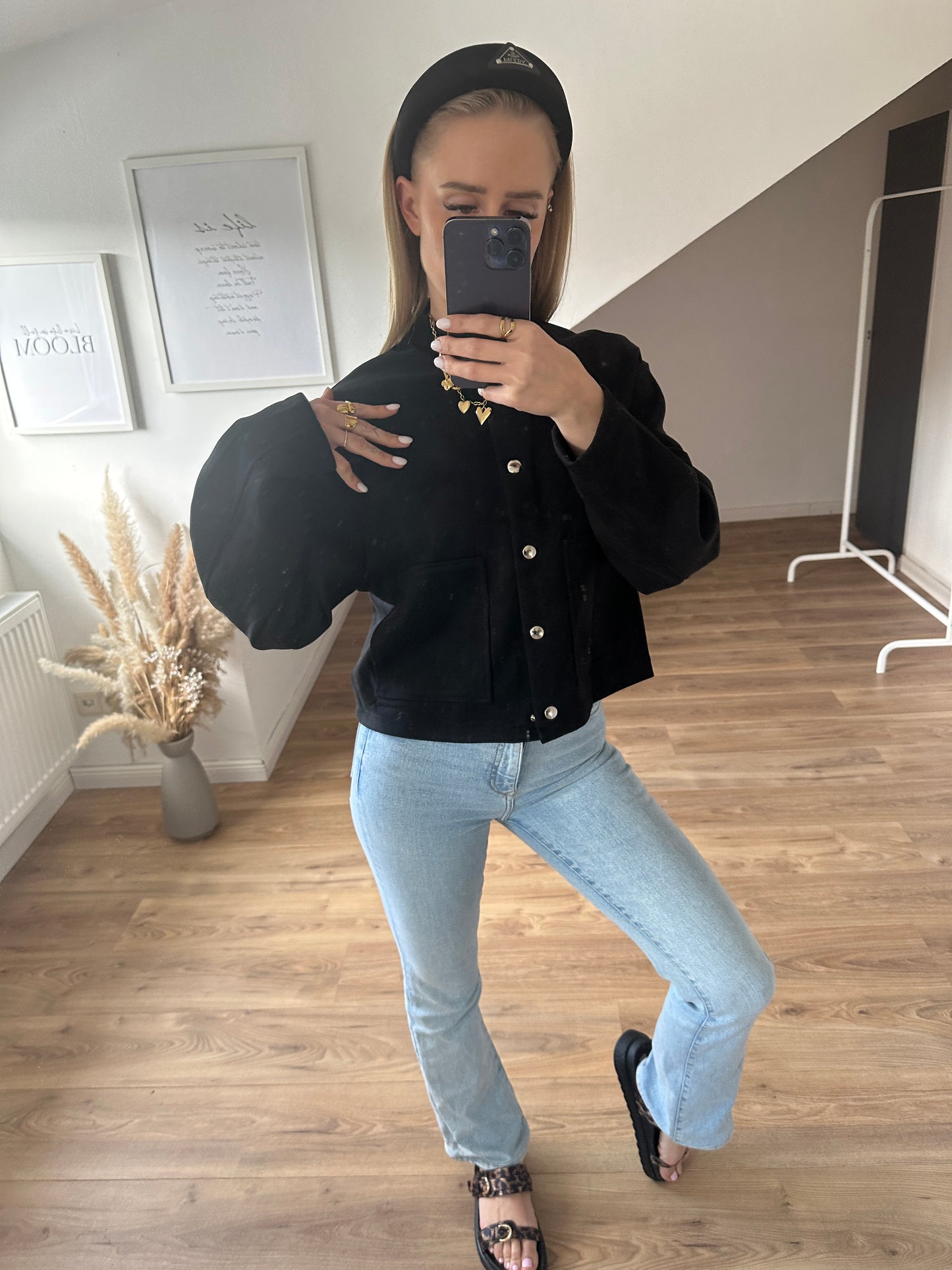 Samt Jacke Freja Mint