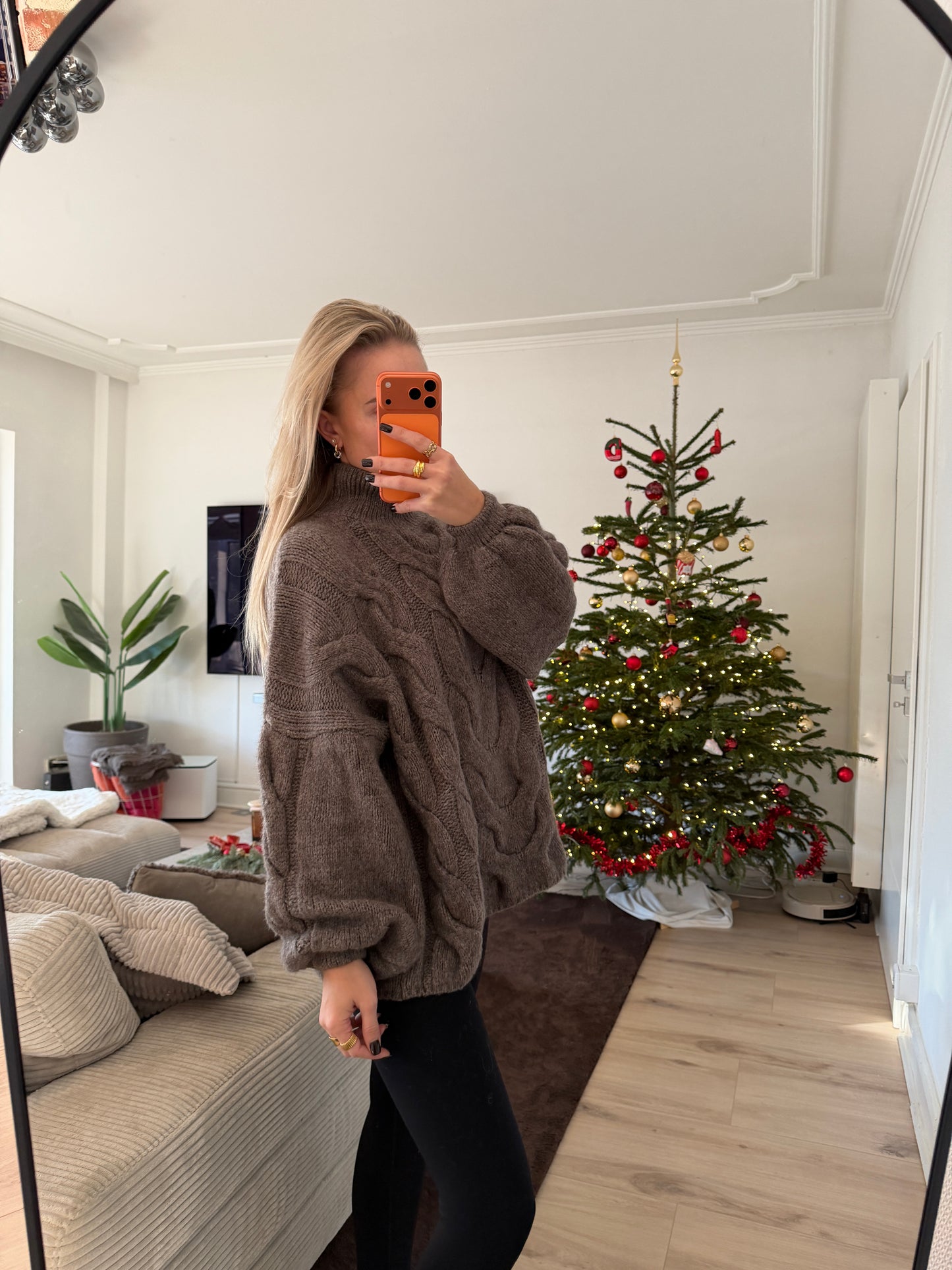 Pullover Knoti Taupe