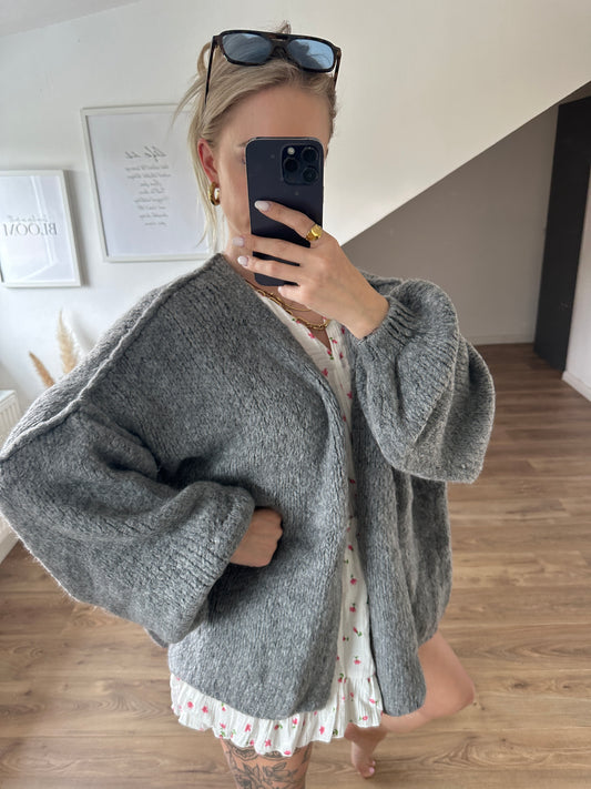 Cardigan "Nala" dunkelgrau
