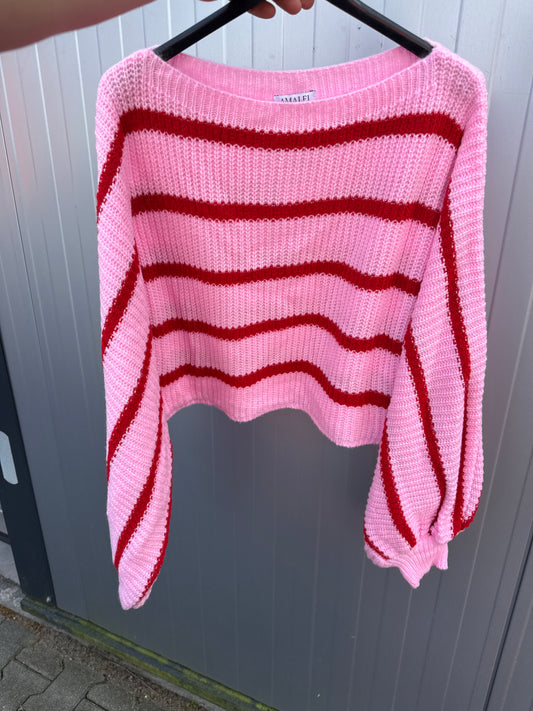 Pullover Rosa/Rot